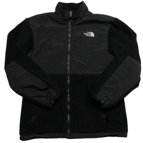 The North Face Girls Denali polartec fleece Jacket Black Size XL 